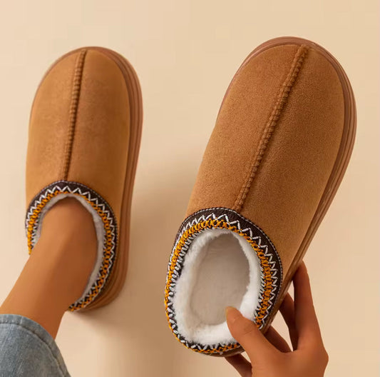 Lined Furry Fleece Ankle Boots